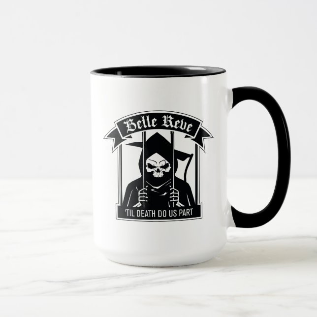 Taza Escuadrón suicida | Gráfico de Belle Reve Reaper (Derecha)