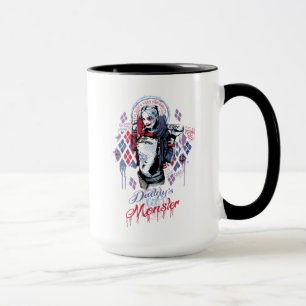 Taza Escuadrón suicida   Grafiti con tinta Harley Quinn