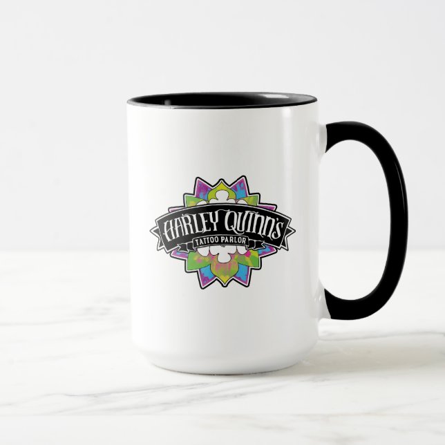 Taza Escuadrón suicida | Harley Quinn's Tattoo Parlor L (Derecha)