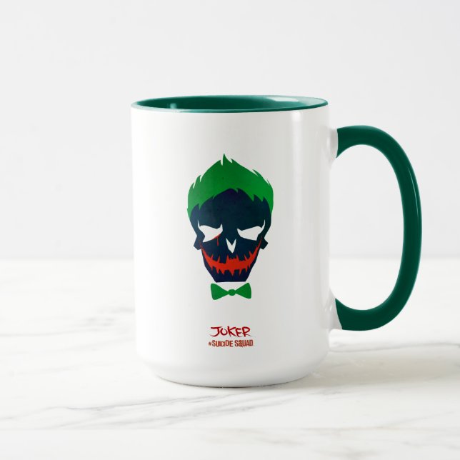 Taza Escuadrón suicida | Icono de cabeza de broma (Derecha)