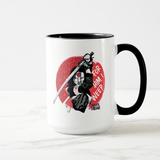 Taza Escuadrón suicida | Katana "Por Él lloro" (Derecha)