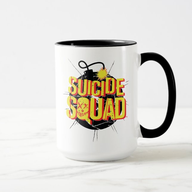 Taza Escuadrón suicida | Logotipo de bomba (Derecha)