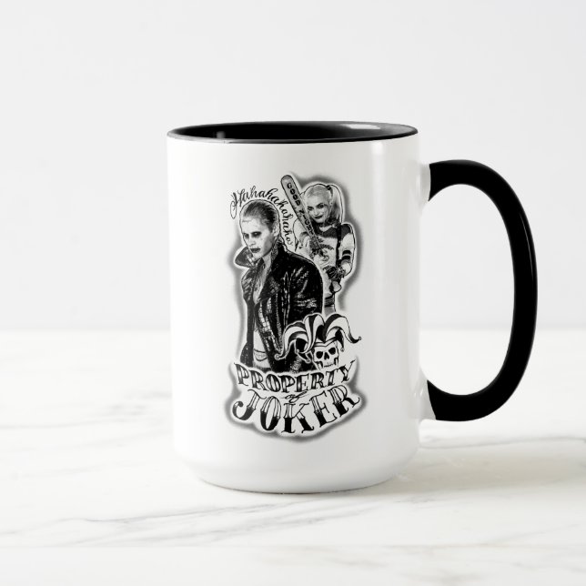 Taza Escuadrón suicida | Tatuaje de broquero y aerógraf (Derecha)