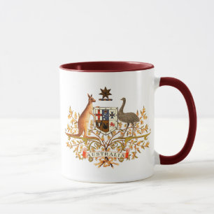 Taza escudo de armas de Australia