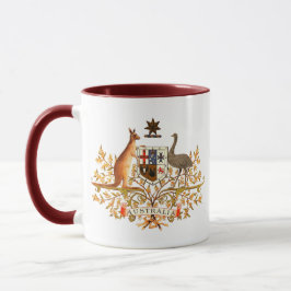 Taza escudo de armas de Australia
