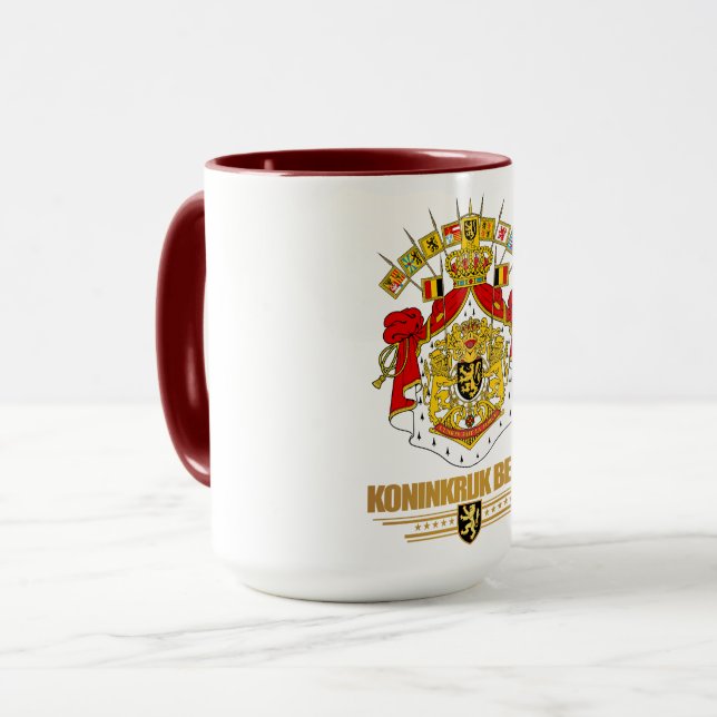 Taza Escudo de armas de Bélgica 2 (Anverso izquierdo)