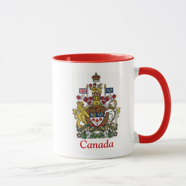 Taza Escudo de armas de Canadá (Derecha)