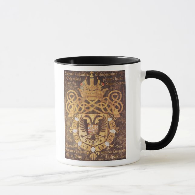 Taza Escudo de armas de Charles V del 23ro capítulo (Derecha)