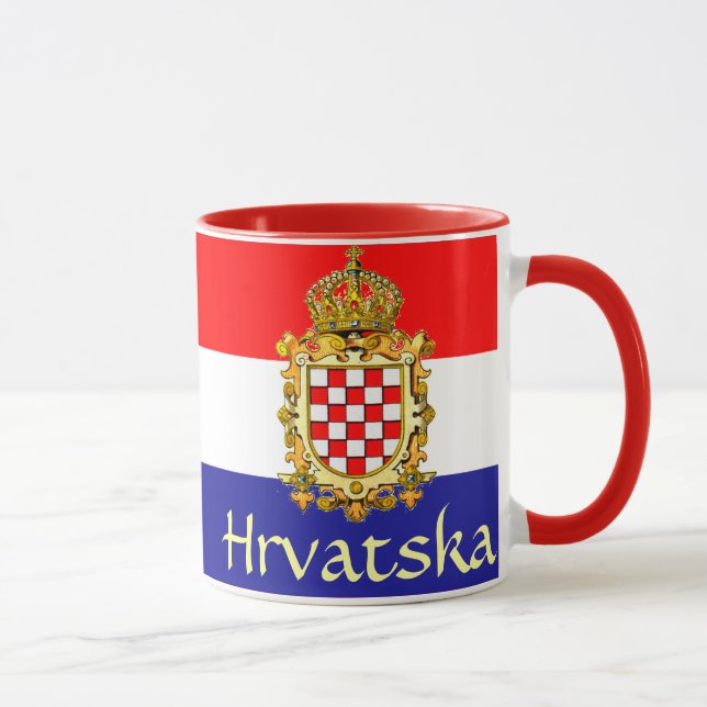 Taza Escudo de armas de Croacia (Derecha)