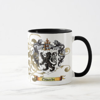 Taza Escudo de armas de Edwards