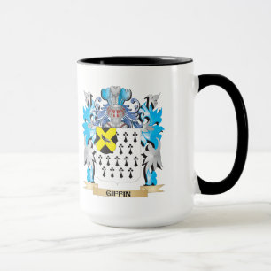 Taza Escudo de armas de Giffin - escudo de la familia