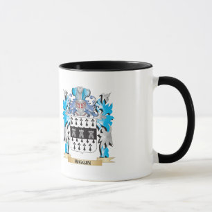 Taza Escudo de armas de Higgin - escudo de la familia