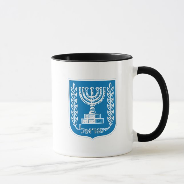 Taza Escudo de armas de Israel (Derecha)