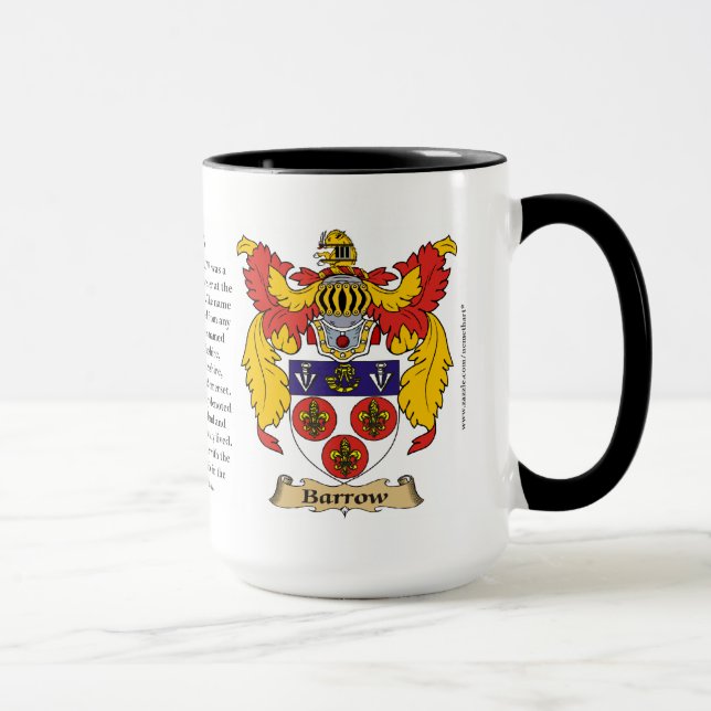 Taza Escudo de armas de la familia de la carretilla (Derecha)