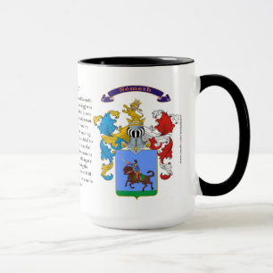 Taza Escudo de armas de la familia de Nemeth