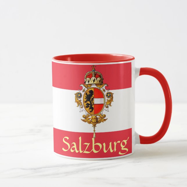Taza Escudo de armas de Salzburg (Derecha)