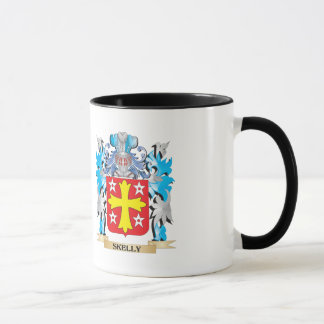 Taza Escudo de armas de Skelly - escudo de la familia