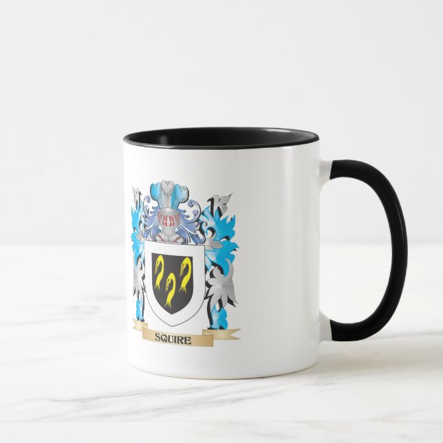 Taza Escudo de armas del escudero - escudo de la (Derecha)