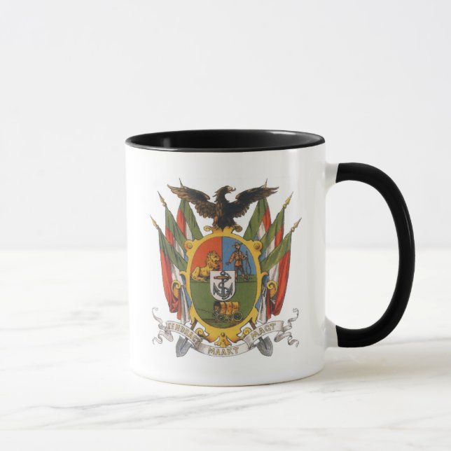 Taza Escudo de armas transvaal, Sudáfrica: Guerra pre-b (Derecha)