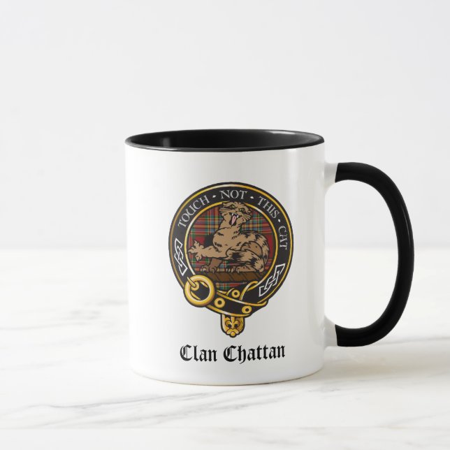 Taza Escudo de Chattan del clan (Derecha)