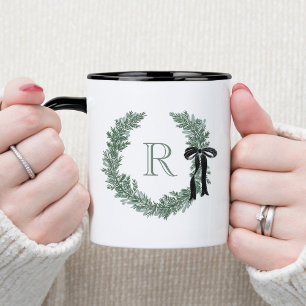 Taza Escudo de corona monográfica clásica con barniz ne