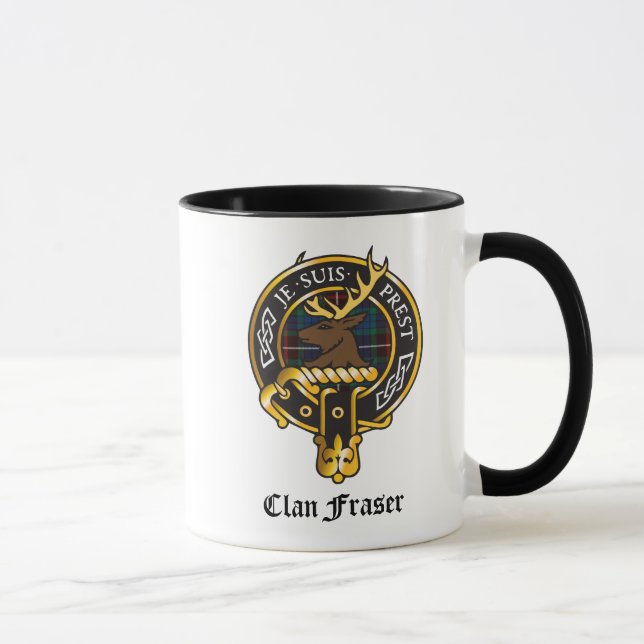Taza Escudo de Fraser del clan (Derecha)