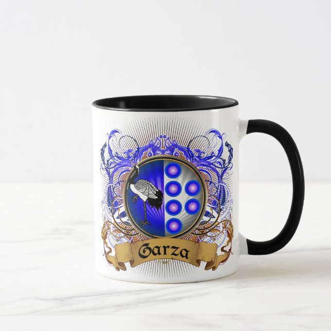 Taza Escudo de la familia de Garza (Derecha)