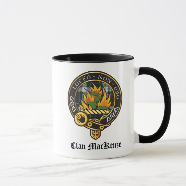 Taza Escudo de MacKenzie del clan (Derecha)