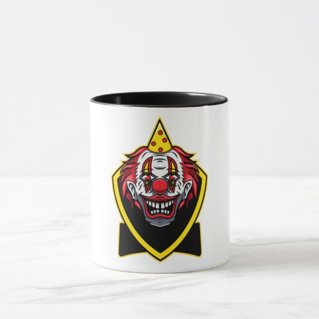 Taza Escudo de payasos Fiesta siniestro (Centro)