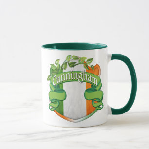 Taza Escudo del irlandés de Cunningham