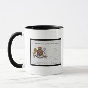 Taza Escudo del rey del Reino Unido de gran B