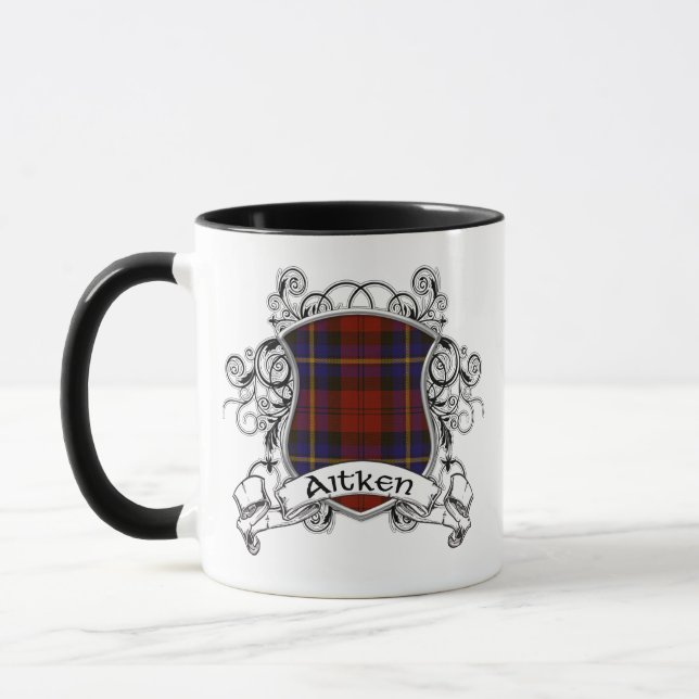 Taza Escudo del tartán de Aitken (Izquierda)