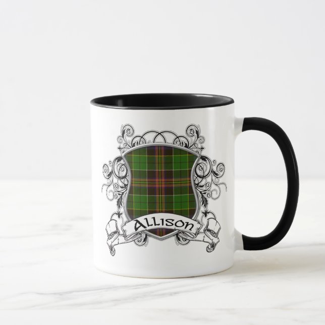 Taza Escudo del tartán de Allison (Derecha)