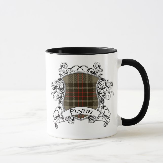 Taza Escudo del tartán de Flynn (Derecha)