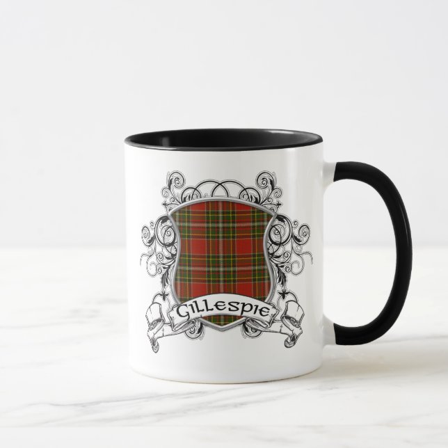 Taza Escudo del tartán de Gillespie (Derecha)