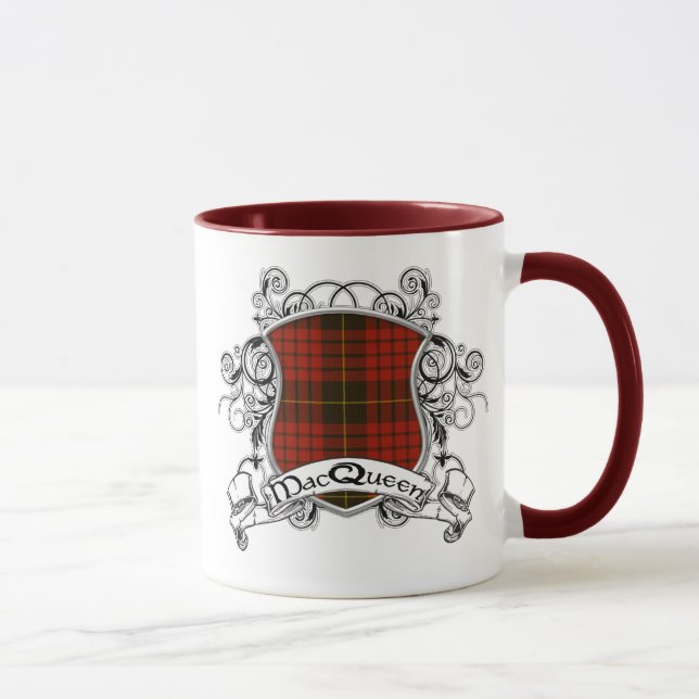 Taza Escudo del tartán de MacQueen (Derecha)
