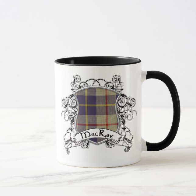 Taza Escudo del tartán de MacRae (Derecha)