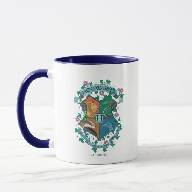 Taza ESCUDO floral HOGWARTS™ (Izquierda)