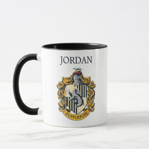 Taza Escudo Hufflepuff   Añadir su nombre