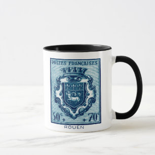 Taza Escudo vintage de Arms Rennes, Francia