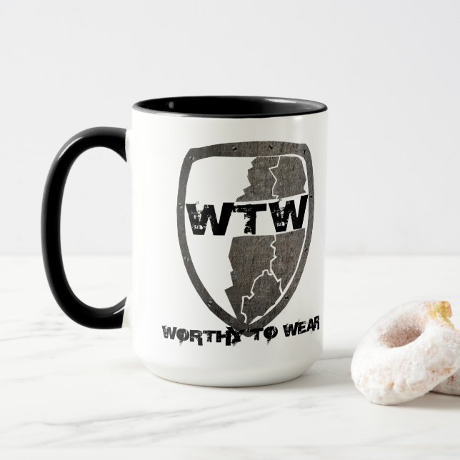 Taza Escudo WTW - Vale La Pena Usar (Con donut)