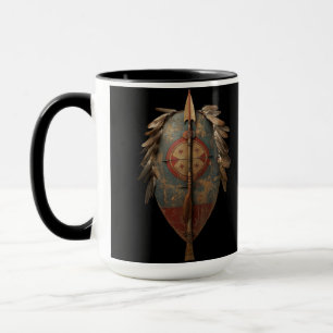 Taza Escudo y lanza del halcón rojo