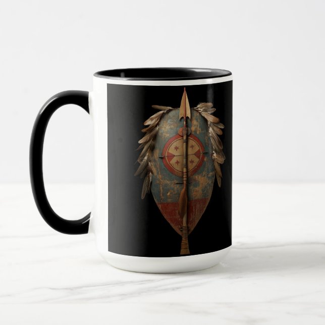 Taza Escudo y lanza del halcón rojo (Izquierda)