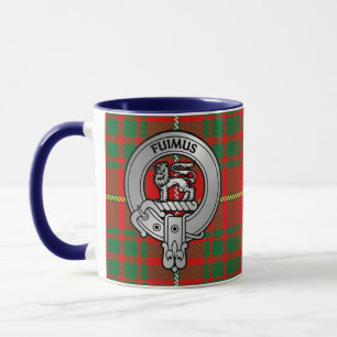 Taza Escudo y Tartán del Clan Bruce