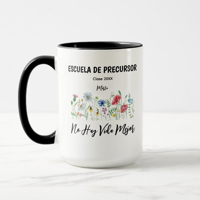 Taza Escuela Pionera, ESCUELA DE PRECURSOR, regalo de t (Izquierda)