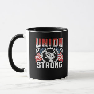 Taza Esencial el Día del Trabajo de la Bandera American