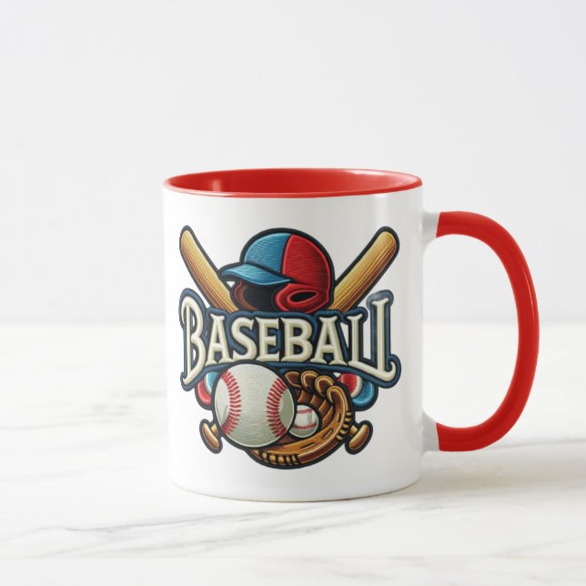 Taza Esencias clásicas de béisbol / Elegante leyenda re (Derecha)