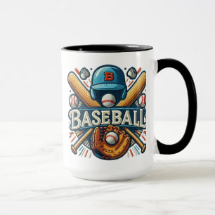 Taza Esencias clásicas de béisbol / Elegante leyenda re