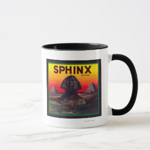 Taza Esfinge LabelLindsay anaranjado, CA