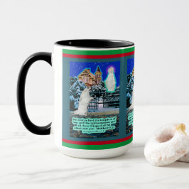 Taza Eskie y Angel Scripture Mateo 6:33